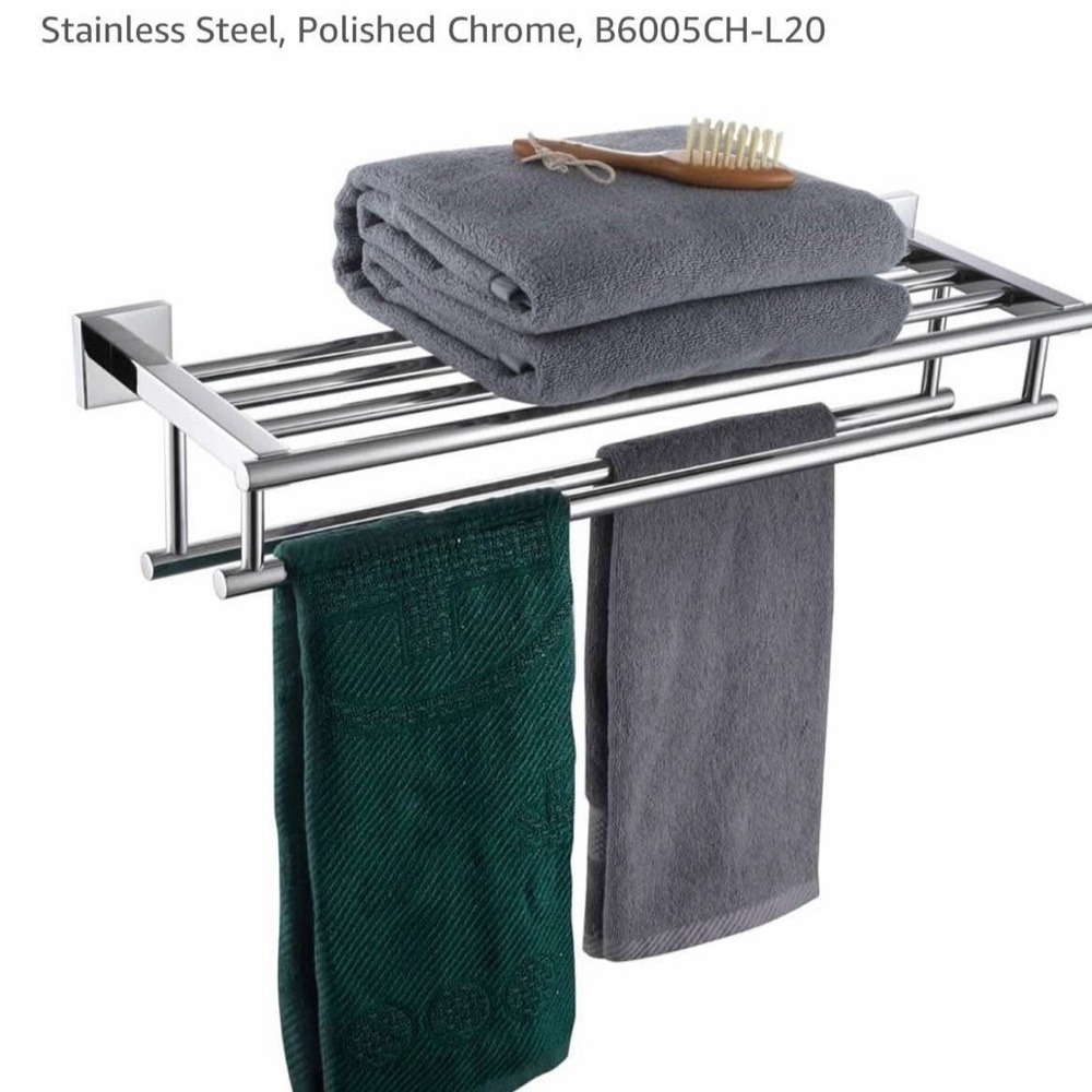 Stainless Steel Wall-Mounted Towel Rack